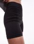 Topshop seamless co-ord cropped knicker short in black