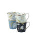 Фото #1 товара Heritage Collectables 17 Oz Mixed Designs Mugs in Gift Box, Set of 4