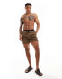 Фото #4 товара BOSS Swimwear Starfish swim shorts in brown