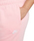 ფოტო #3 პროდუქტის Plus Size Active Sportswear Club Mid-Rise Fleece Jogger Pants