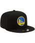 Фото #4 товара Men's Black Golden State Warriors Official Team Color 9FIFTY Snapback Hat