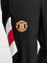 adidas Football Manchester United FC Icons joggers in black