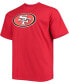 Фото #3 товара Men's Big and Tall Nick Bosa Scarlet San Francisco 49Ers Player Name Number T-shirt