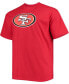 Men's Big and Tall Nick Bosa Scarlet San Francisco 49Ers Player Name Number T-shirt Красный, XLARGE - фото #3