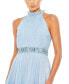 ფოტო #3 პროდუქტის Women's Halter Neck High Low Flowy Gown