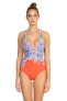 Johnny Was Drew Twist One Piece Swimwear - CSW7421-F Retail $198.00