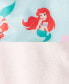 ფოტო #2 პროდუქტის Baby The Little Mermaid 2-Pc. Printed One-Piece Swimsuit & Hooded Swim Cover-Up Set