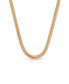 ფოტო #1 პროდუქტის Woven 18k Gold Plated Chain Necklace