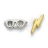 Фото #1 товара HARRY POTTER Lightning Bolt & Glasses Earrings
