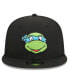 Men's Black Teenage Mutant Ninja Turtles Happy Leonardo Trucker 9FIFTY Snapback Hat