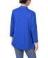 Women's Solid 3/4 Sleeve Cardigan