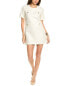 Фото #1 товара Seraphina Tweed Shift Dress Women's White Os