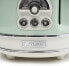 Фото #5 товара Ariete Vintage 155, 2-Scheiben-Toaster, Retro Toaster mit 6 Toaststufen, Automatischer Auswurf, Auftaufunktion, Herausnehmbares Krümelfach, Gehäuse aus Edelstahl, 810W, Grün [Energy Class A]