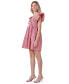 Фото #3 товара Women's Floral-Print Flutter-Sleeve Mini Dress