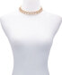 Фото #2 товара GUESS gold-Tone Crystal Layered Coil Collar Necklace, 14-1/2" + 2" extender