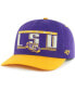 Фото #1 товара Men's Purple LSU Tigers Double Header Hitch Adjustable Hat