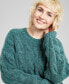 Women's Chunky Cable-Knit Sweater, Created for Macy's