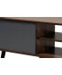 Фото #2 товара Clapton Modern and Contemporary 70.9" Multi-Tone and Finished Wood TV Stand