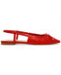 Фото #2 товара Women's Laylah Pointed-Toe Pleated Slingback Flats