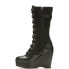Фото #12 товара Harley-Davidson Celina 10" Lace Wedge D84732 Womens Black Motorcycle Boots