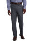 Фото #1 товара J.M. Men's Heather Diamond Classic Fit Flat Front Pant