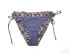 Фото #3 товара RVCA Kalomo Reversible Bikini Bottom Side Ties Multi Color Hipster Size S