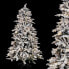 Фото #2 товара Елка искусственная Shico Christmas Tree Белая Зеленая PVC Металл Полиэтилен Снежопад 210 см