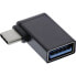 Фото #2 товара InLine USB 3.2 Gen.2 Adapter - USB-C male to USB-A female angled 90° OTG