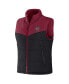 ფოტო #3 პროდუქტის Men's Darius Rucker Collection by Garnet, Black South Carolina Gamecocks Colorblocked Full-Zip Reversible Vest