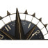 Wall Clock Home ESPRIT Black Golden Iron Compass Vintage 80 x 7,5 x 80 cm