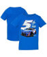 Фото #1 товара Toddler Boys and Girls Royal Kyle Larson Car T-shirt