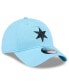 ფოტო #4 პროდუქტის Men's Light Blue Minnesota United FC Jersey Hook 9TWENTY Adjustable Hat