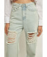 ფოტო #3 პროდუქტის Women's Destroyed Jeans