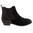 Фото #1 товара Softwalk Rockford S2058-003 Womens Black Wide Suede Ankle & Booties Boots 8.5