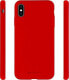 Mercury Mercury Silicone Samsung S21+ G996 czerwony/red