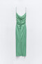 Фото #13 товара Платье со сборками и открытой спиной ZARA