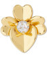 ფოტო #3 პროდუქტის Gold-Tone Precious Pansy Stud Earrings