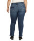ფოტო #2 პროდუქტის Plus Size Suki Mid Rise Slim Bootcut Jeans