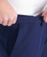 Фото #6 товара Men's Cool 18 PRO® Classic-Fit Expandable Waist Flat Front Stretch Dress Pants