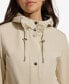 ფოტო #4 პროდუქტის Women's Hooded Long-Sleeve Water-Resistant Raincoat