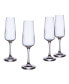 Фото #1 товара Ovid Flute Champagne Glass, Set of 4