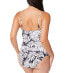 Фото #2 товара Rod Beattie 283976 Oasis Shirred Bandeau Mio One-Piece Swimsuit, Size 12