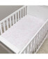 Фото #3 товара Signature Rose Marble Organic Cotton Fitted Crib Sheet