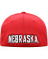 Фото #5 товара Головной убор Top of the World мужской Scarlet Nebraska Huskers Flex с логотипом