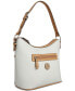 Фото #8 товара Saffiano Faux Leather Medium Hobo Bag, Created for Macy's