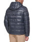 Men's Chevron Quilted Hooded Puffer Jacket, Created for Macy's