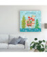 Фото #3 товара Mary Urban Lovely Llamas Christmas XI Canvas Art - 20" x 25"