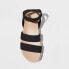 Women's Margie Platform Sport Sandals - Universal Thread Black 7