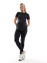 ASOS 4505 Icon Maternity high waist yoga legging in soft touch fabric in black