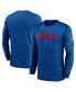Фото #1 товара Men's Royal Buffalo Bills Sideline Team Velocity Performance Long Sleeve T-shirt